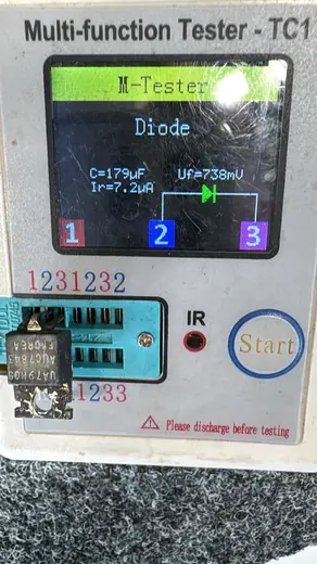 Bauteiltester im Einsatz