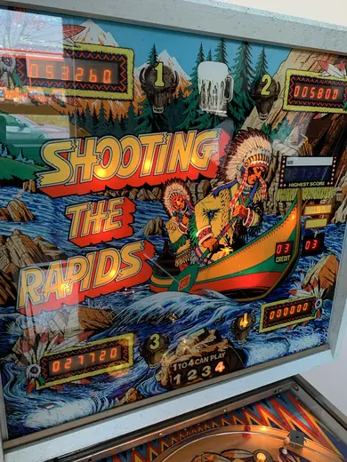 Zaccaria Shooting the Rapids Flipper